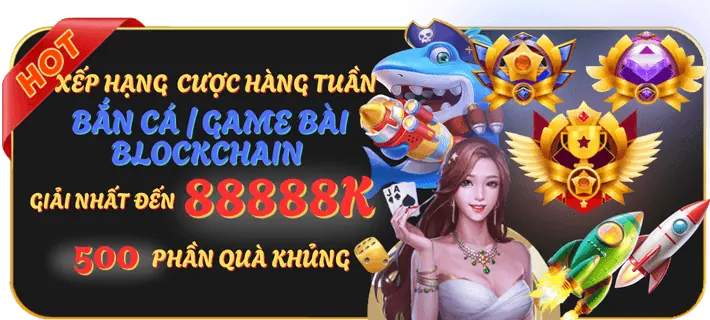 Màn hình trò chơi nổ hũ với biểu tượng tiền vàng và bắn cá với đồ họa đại dương